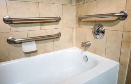 Bathroom Grab Bar Safety Install completed in Bella Vista, Arkansas