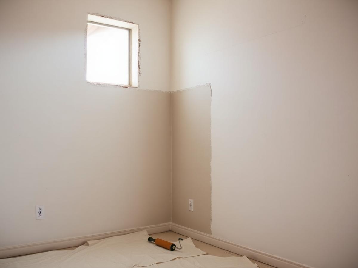 Drywall Repair & Repaint completed in Springdale, Arkansas