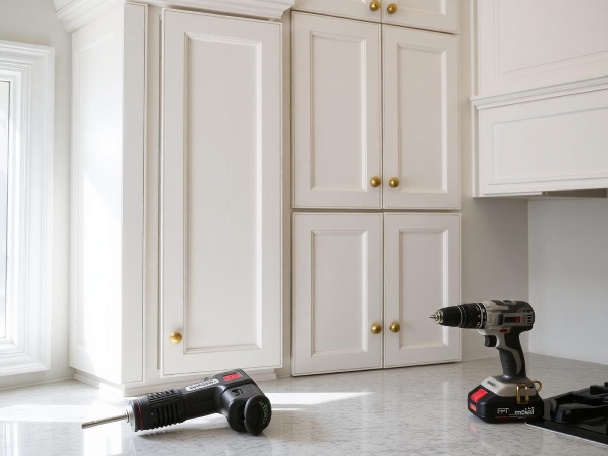 Kitchen Cabinet Hardware completed in Fayetteville, Arkansas